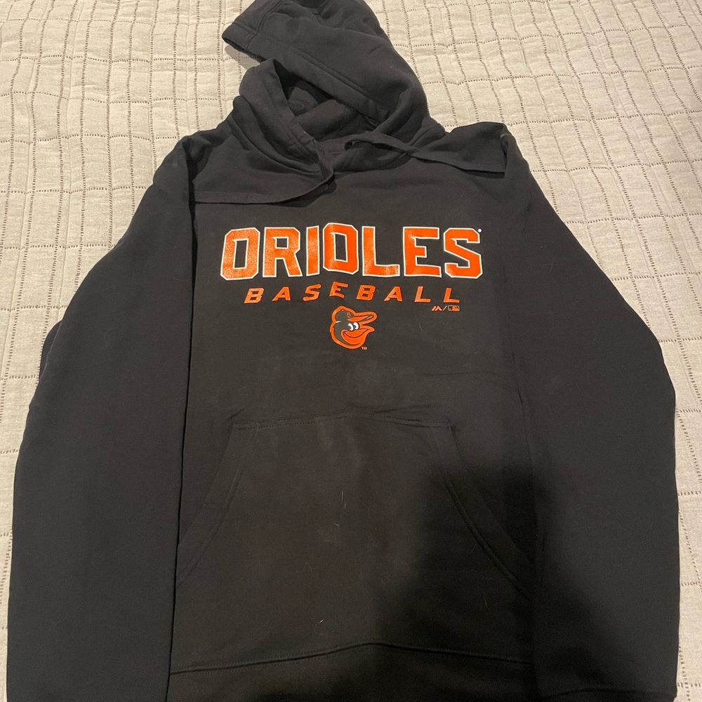 Majestic Baltimore Orioles Black Hoodie